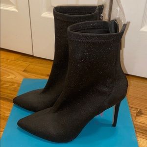 Badgley Mischka Black Evening Booties